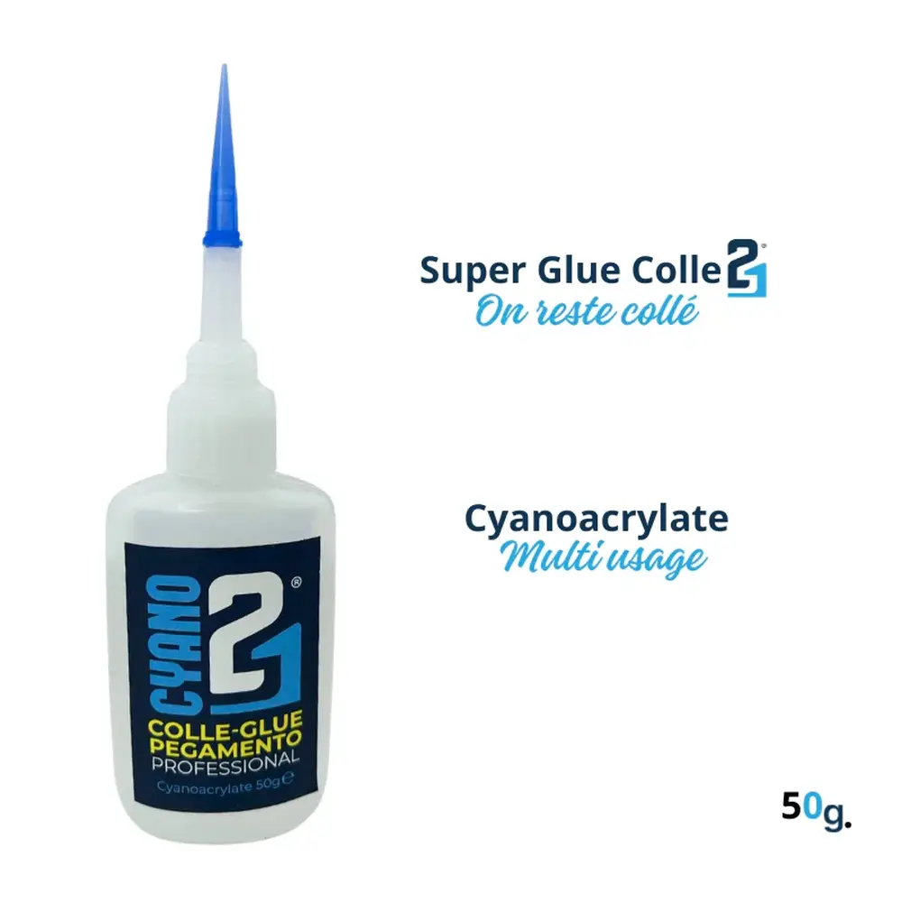 Super Glue Cyanoacrylate - Colle21 - 50g - 4