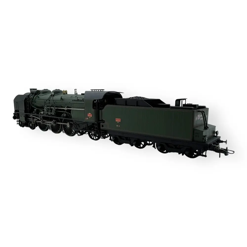 Locomotive à vapeur 231.G.246, tender 30.A.57, Région 4, Tours, vert - Modelbex HO-MX.001/2 - HO 1/87 - SNCF - Ep III - Digital - 2R - 2