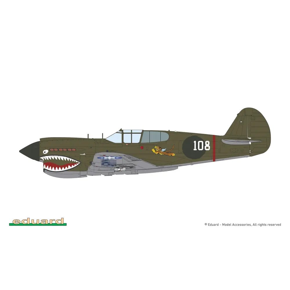 Avion P-40E Warhawk ProfiPack Edition - Eduard Plastic Kits 82241 - 1/48 - 3
