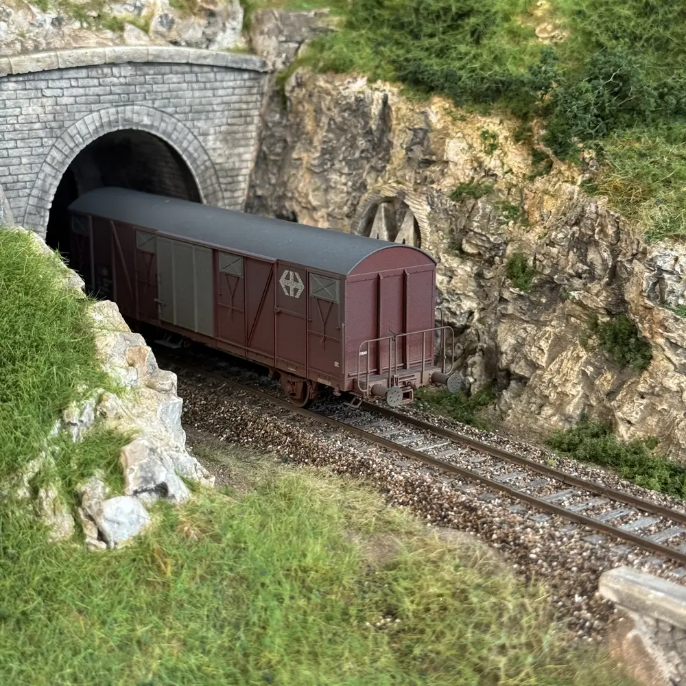 Wagon couvert patiné Gbs EUROP - Exact-Train 22035 - HO 1/87 - SNCF - Ep IV - 2R - 6