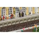 Quai moderne pour voie C avec accessoires - FALLER 120100 - HO 1/87 - 2