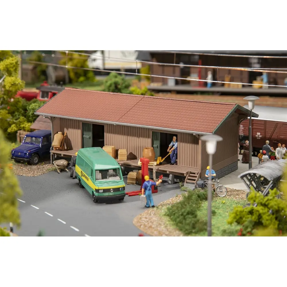 Hangar à marchandises - Faller 120098 - HO 1/87 - EP II - 4