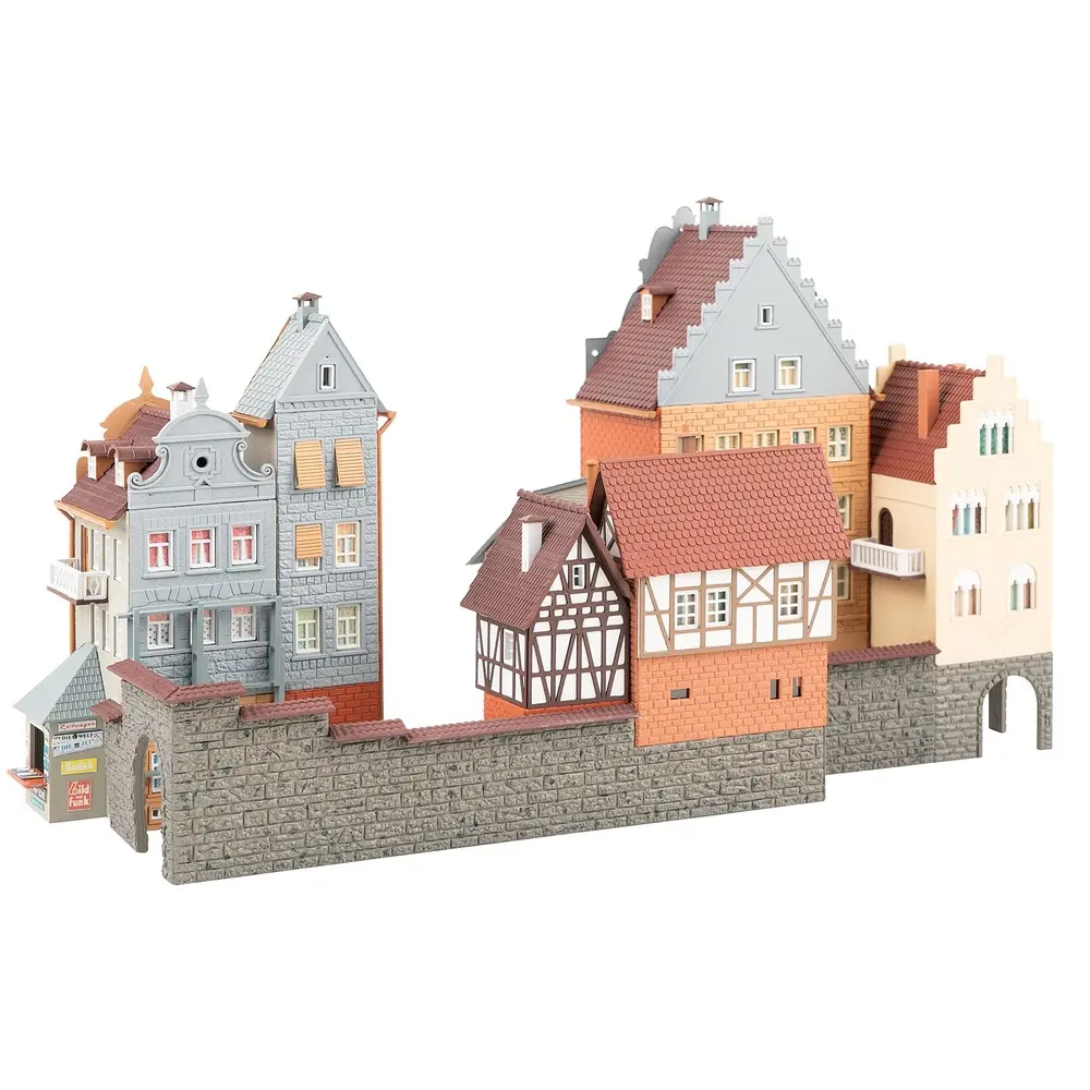 Ensemble de maisons B-924 Altstadtblock - Faller 109924 - HO 1/87 - Ep.II - 2