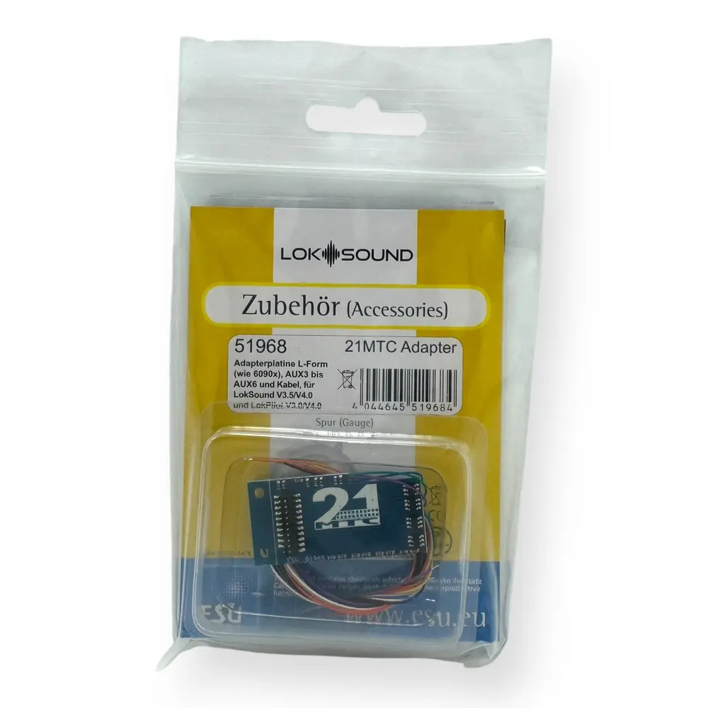 Adaptateur pour interface 21MTC "2" - Esu 51968 - Échelle universelle - Digital - 3