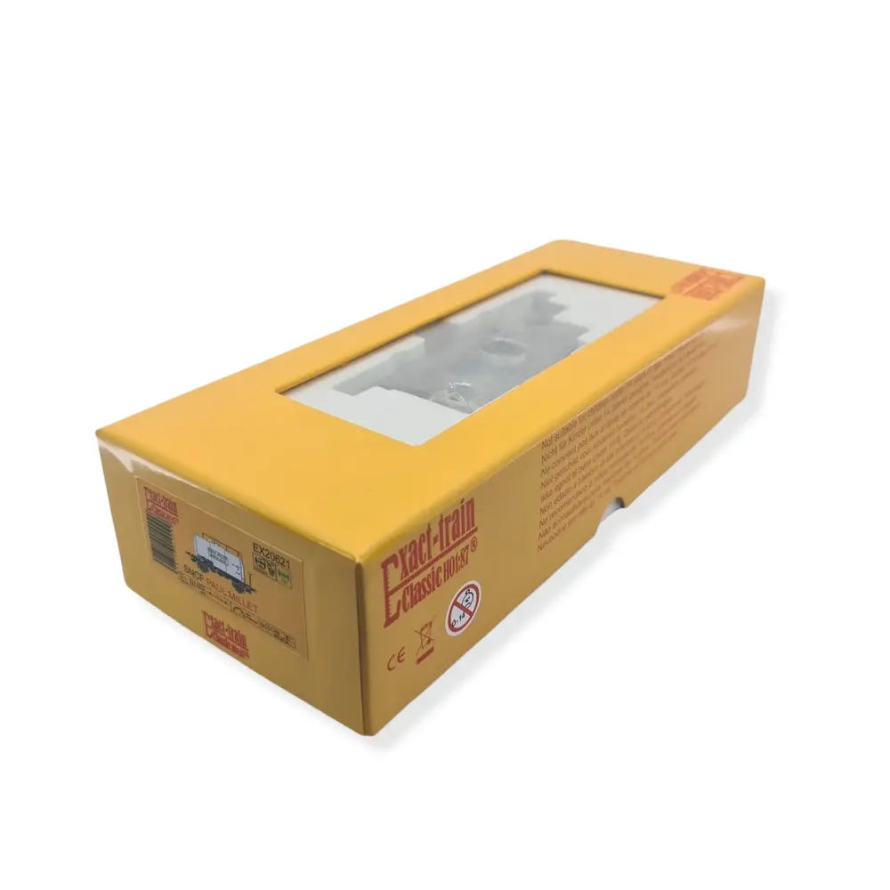 Wagon Citerne Uedinger - MILLET - Gris - 30m3 - MAKETIS / EXACT TRAIN 20621 - SNCF - HO : 1/87 - EP. III  - 5