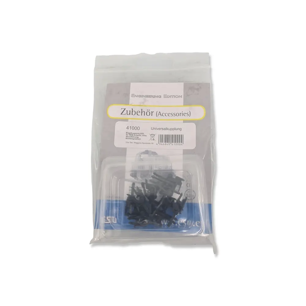Set de 10 attelages universels Esu 41000 HO 1/87 - pour prise NEM - 4