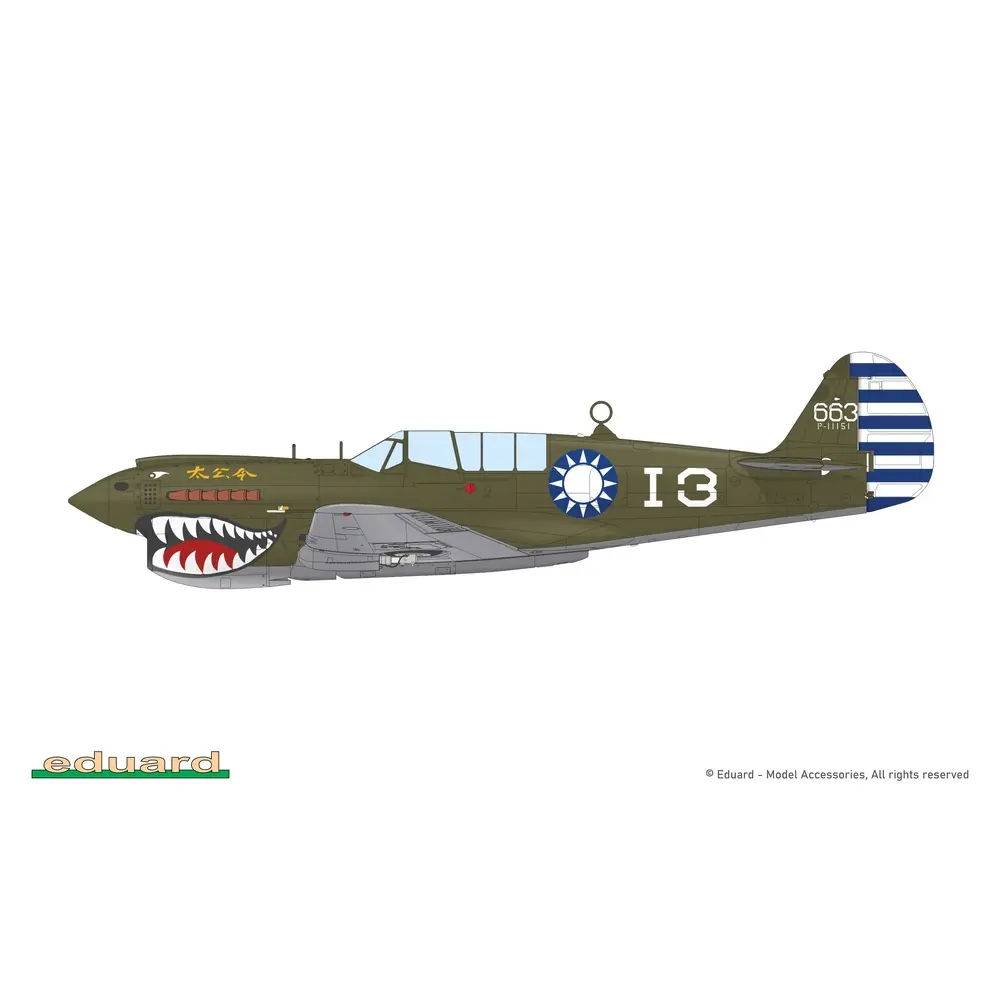 Avion P-40N Warhawk Royal Class Dual Combo - Eduard Plastic Kits 0025 - 1/48 - 24