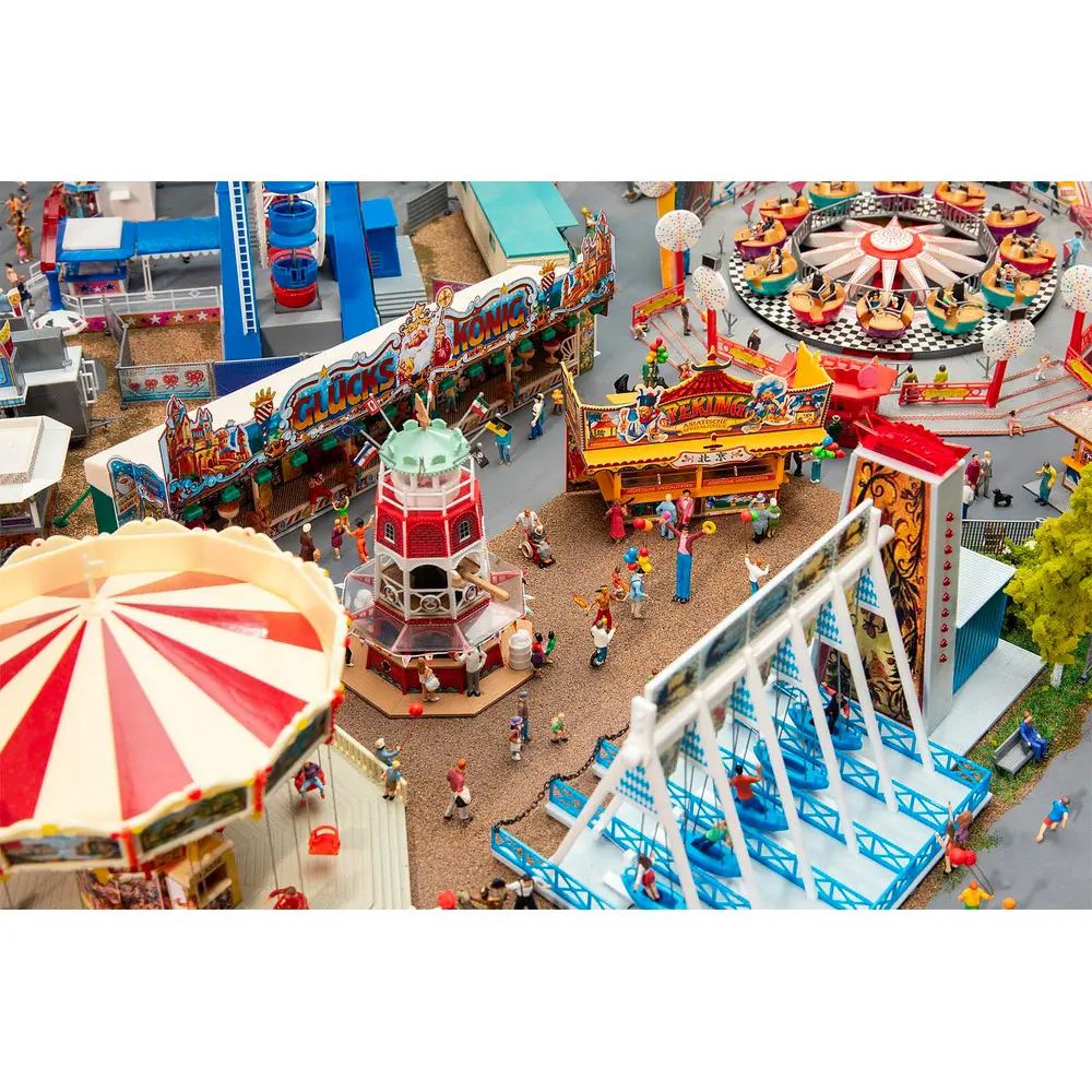 Kit de 7 attractions pour fête foraine - Faller 140460 - HO 1/87 - 7