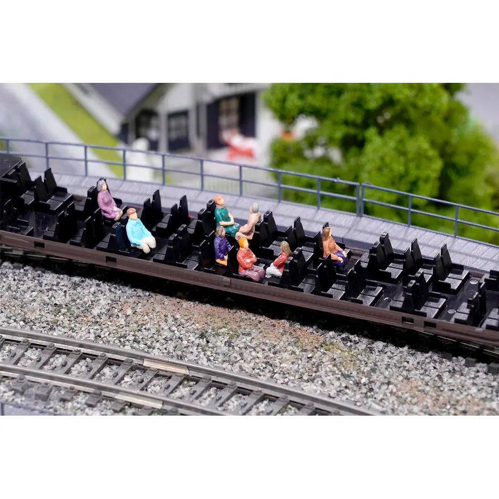 8 Figurines - Personnages assis sans jambe - Faller 151685 - HO 1/87 - 4