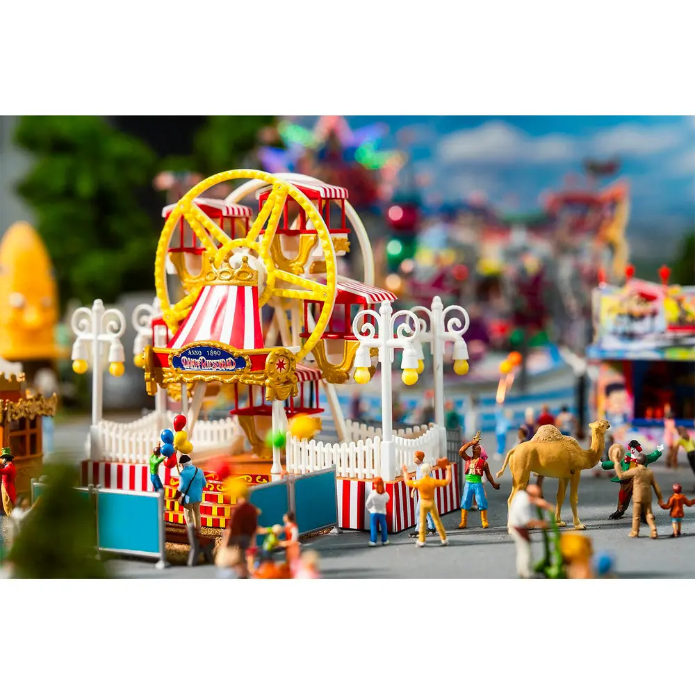 Grande roue à vapeur nostalgique avec moteur - Faller 140311 - HO 1/87 - EP III - 7