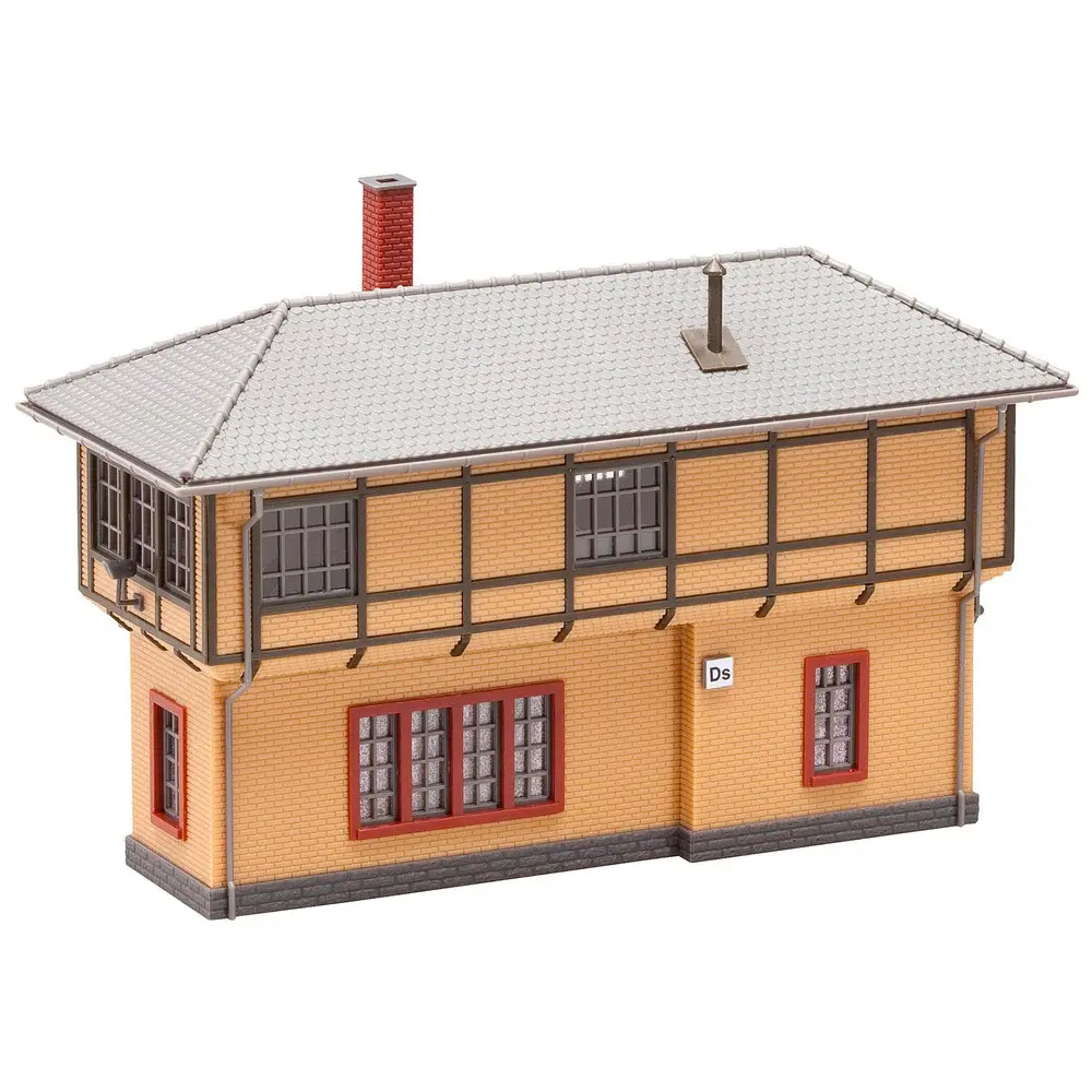 Poste d'aiguillage Donaueschingen - Faller 131395 - HO 1/87 - EP III - 158 x 67 x 107 mm - 2