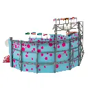 Kit de 7 attractions pour fête foraine - Faller 140460 - HO 1/87 - 4