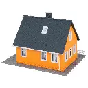 Maison de lotissement - Faller 131300 - HO 1/87 - EP III - 125 x 98 x 92 mm - 4