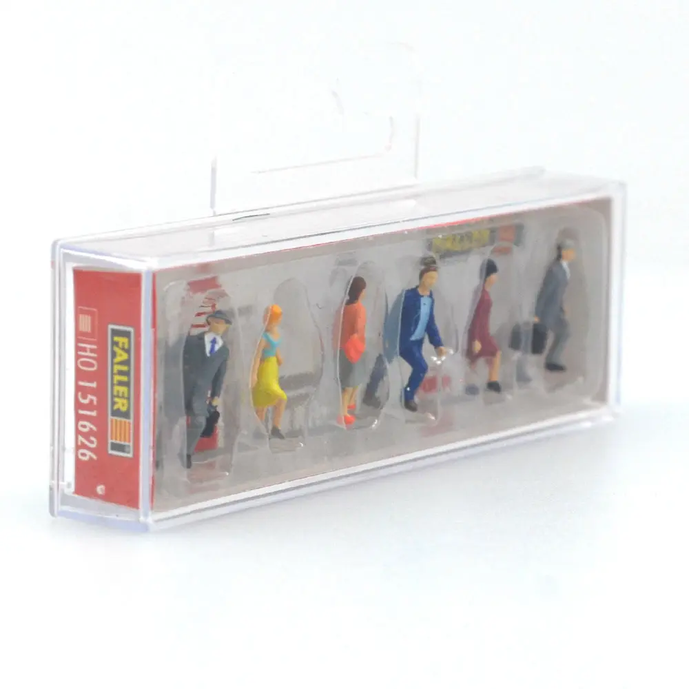 6 personnages montant des escaliers - FALLER 151626 - HO 1/87 - 2