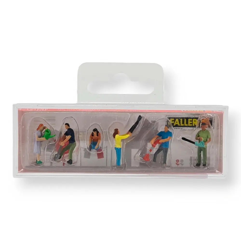 6 Figurines dans le lotissement Faller 151686 - HO 1/87 - 3