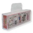 Pack de 5 Personnels de la fête foraine - Figurine - FALLER 151850 - Échelle HO 1/87ème - 2