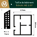 Passerelle de quai ferroviaire Faller 131378 - HO : 1/87 - EP II - 221 x 234 x 122 mm - 5