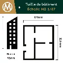 Maison à colombages - Faller 131374 - HO 1/87 - 121x126x95 mm - 5