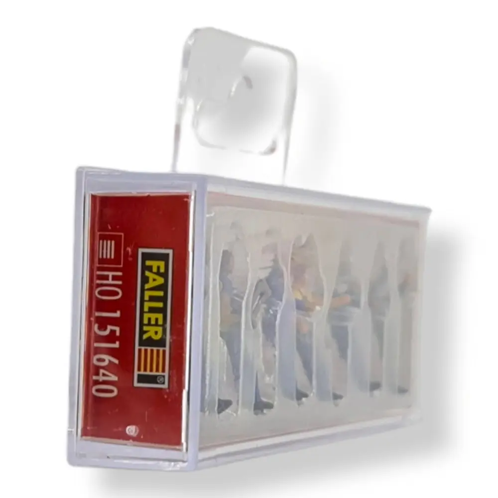 Lot de 6 mécaniciens industriels FALLER 151640 - HO : 1/87 - 2