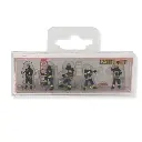 Lot de 5 pompiers époque VI - Set n°2 - Faller 151638 - HO : 1/87 - 2