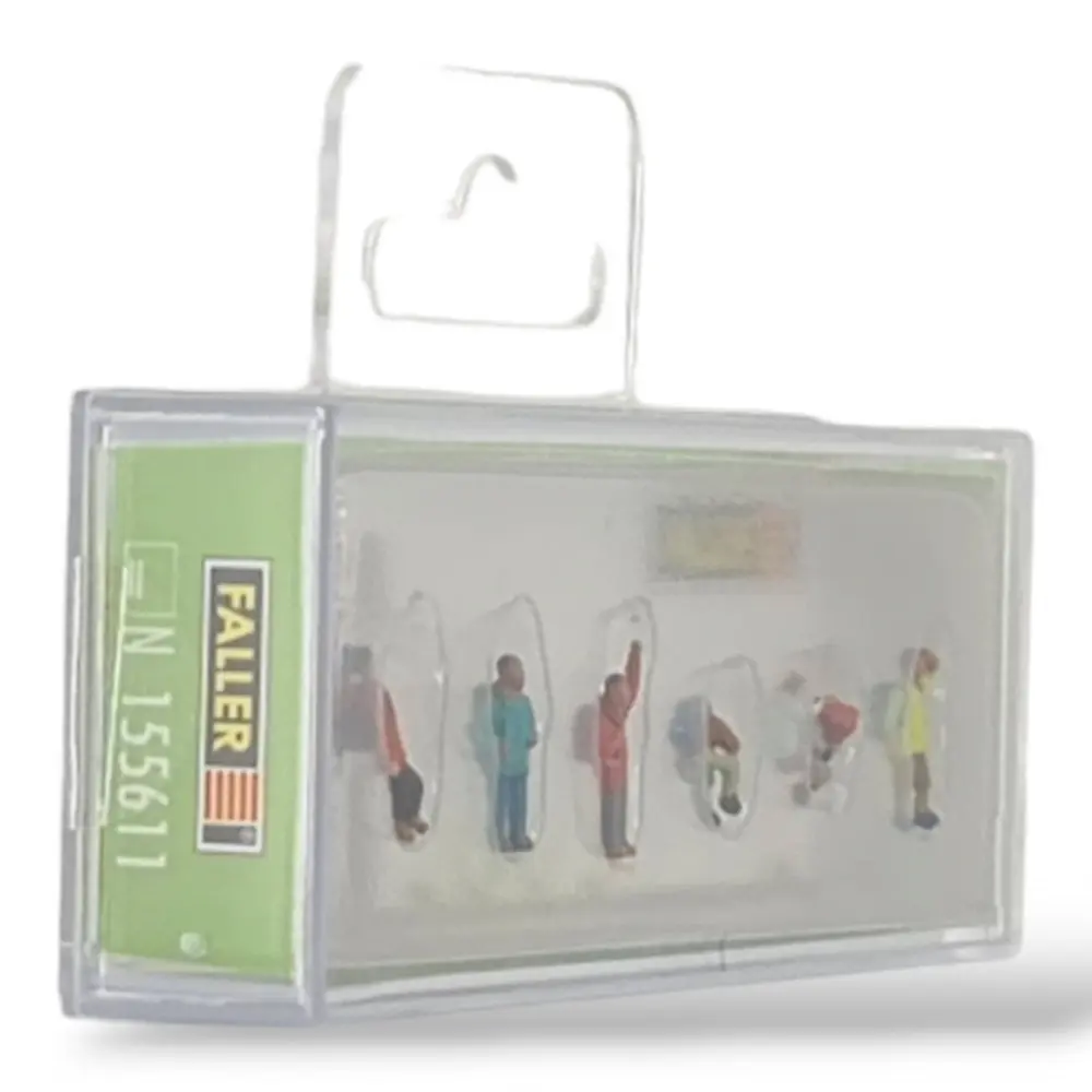 Set de 6 randonneurs en excursion - FALLER 155611 - N 1/160 - 2