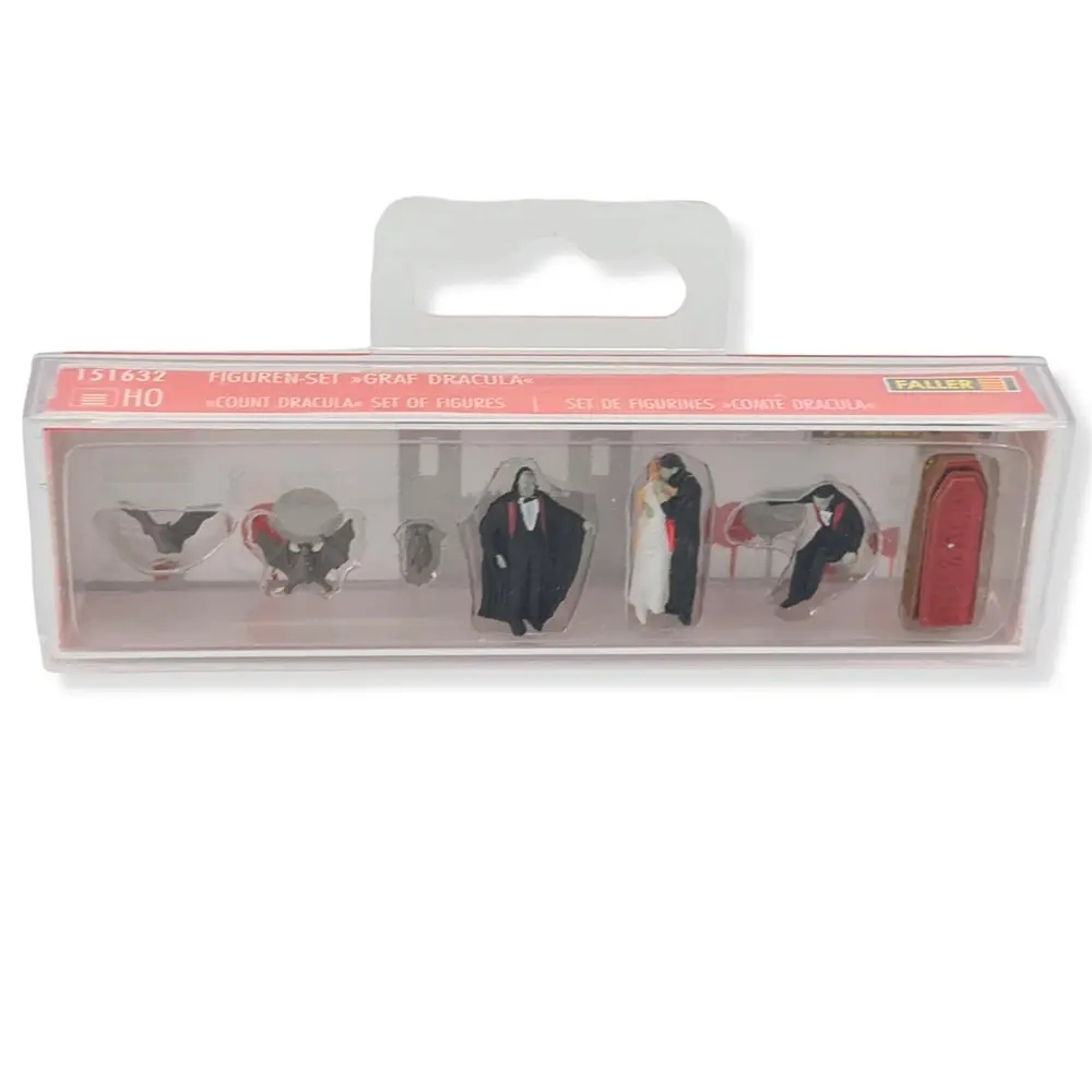 Lot de figurines Comte Dracula FALLER 151632 - HO 1/87 - 2