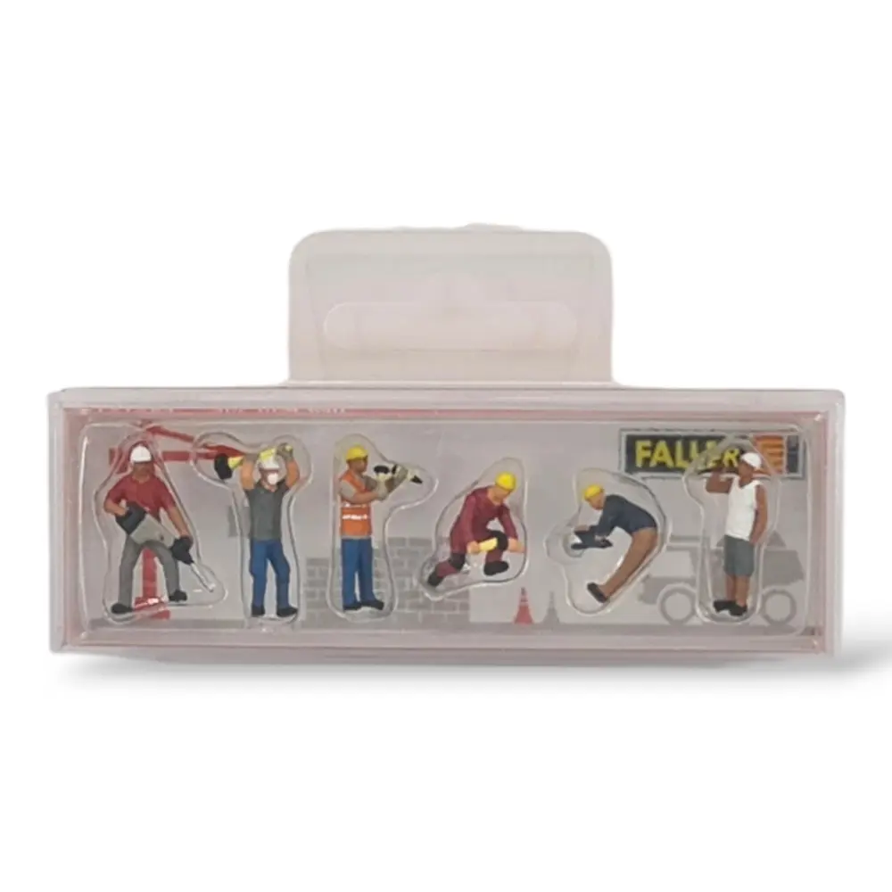 6 Figurines sur le chantier - Faller 151694 - HO 1/87 - 3