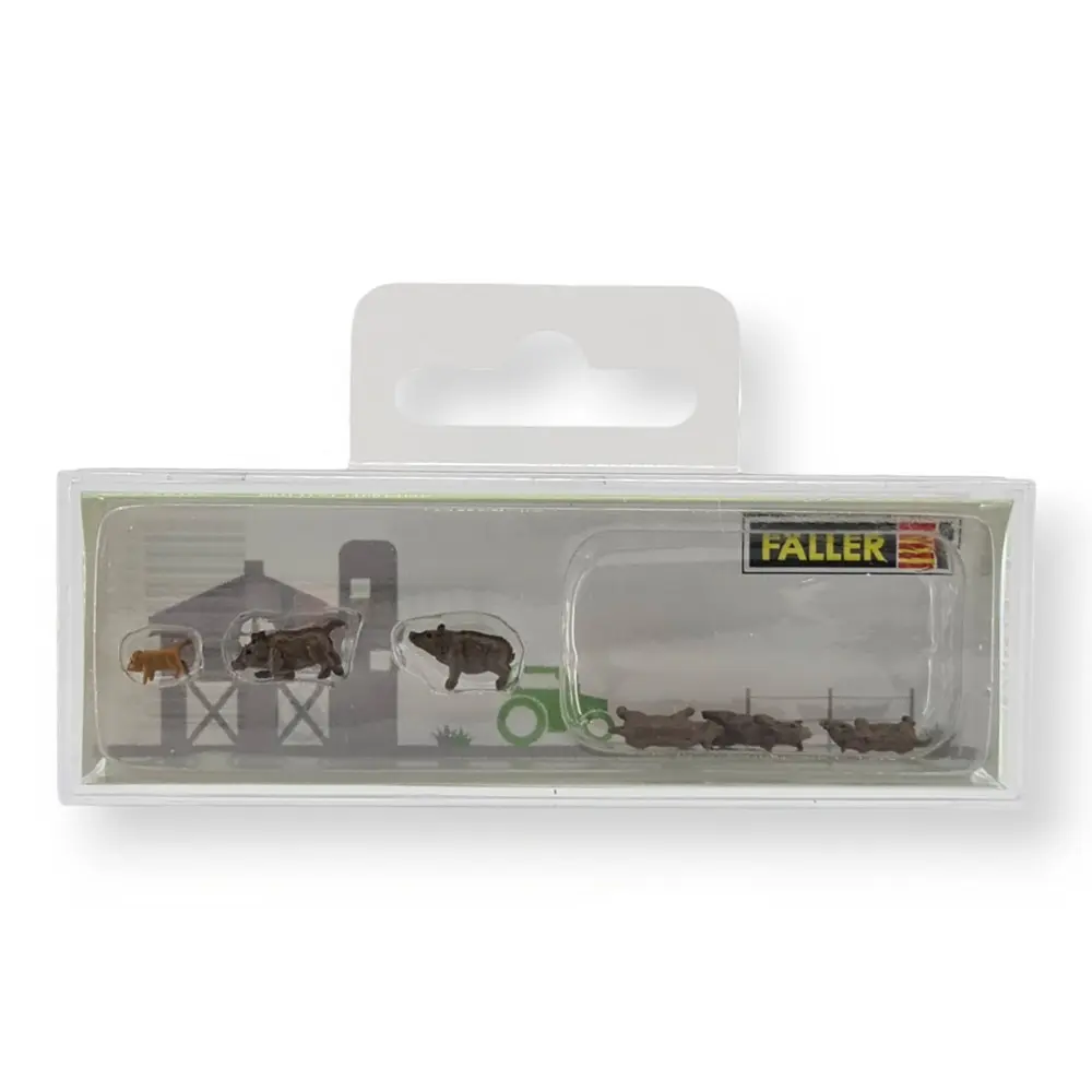 Pack de 6 sangliers Faller 155909 - N 1:160 - Peints - 3