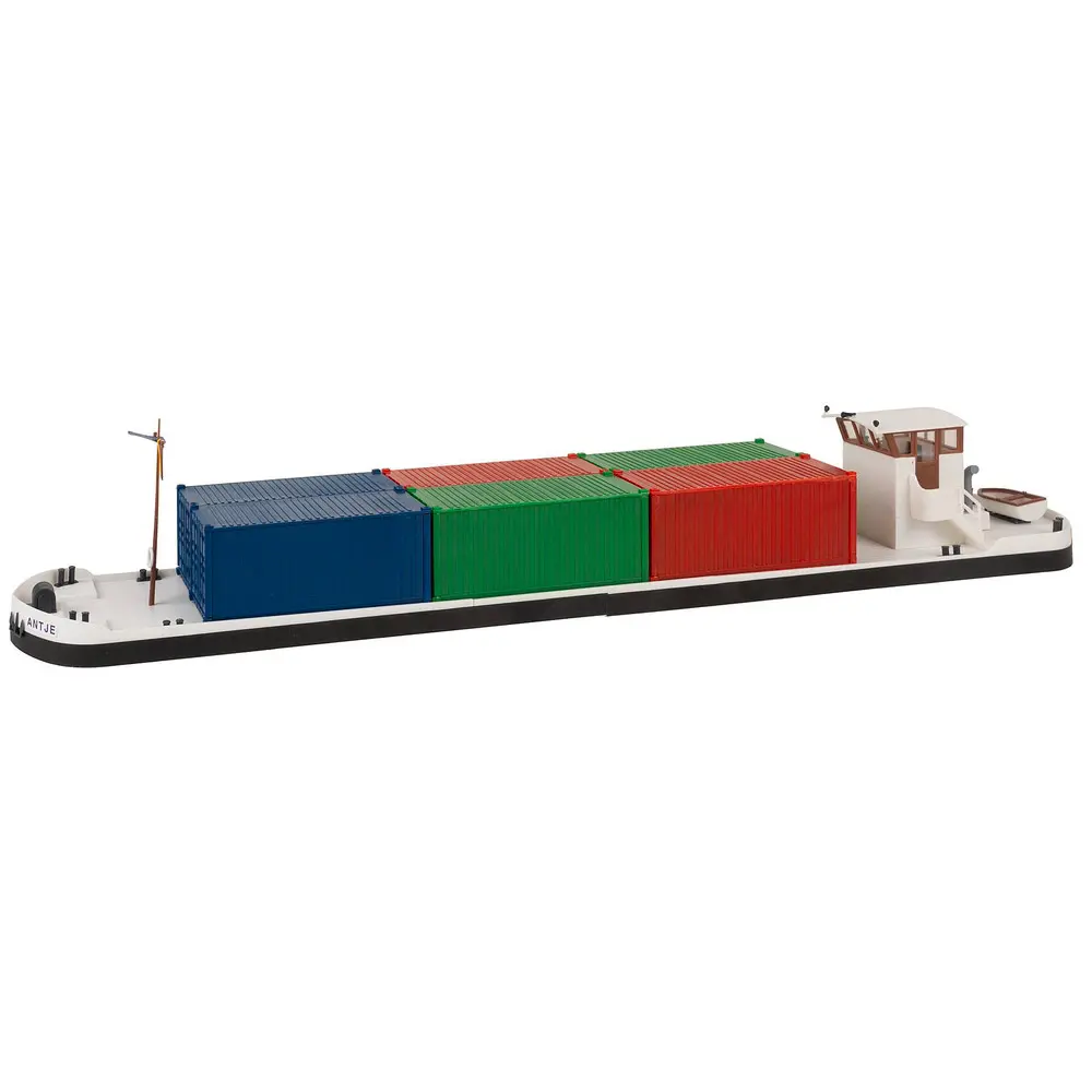 Cargo fluvial avec conteneurs - Faller 131013 - HO 1/87 - 3