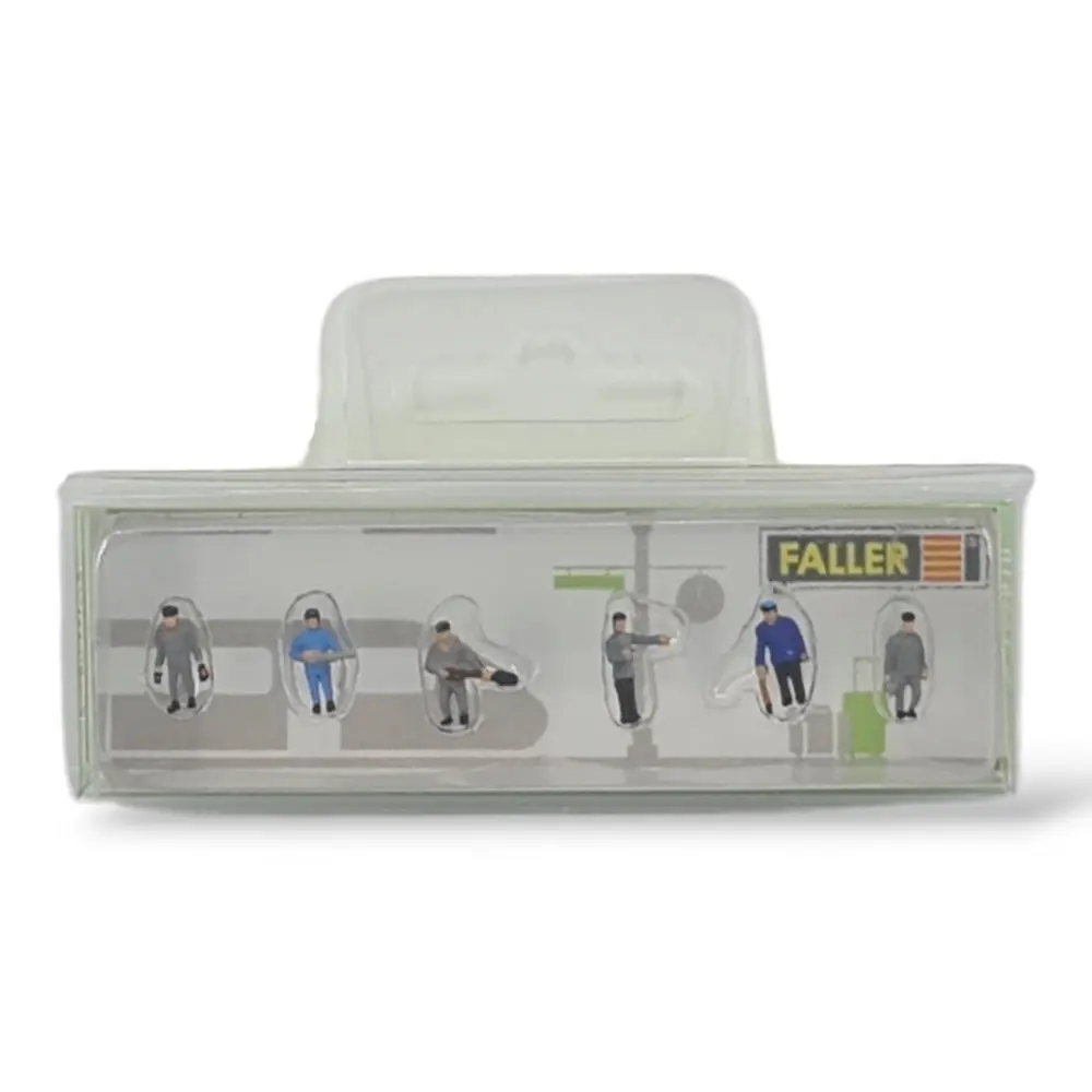 Set de 6 personnages employés ferroviaires - FALLER 155610 - N 1/160 - 3