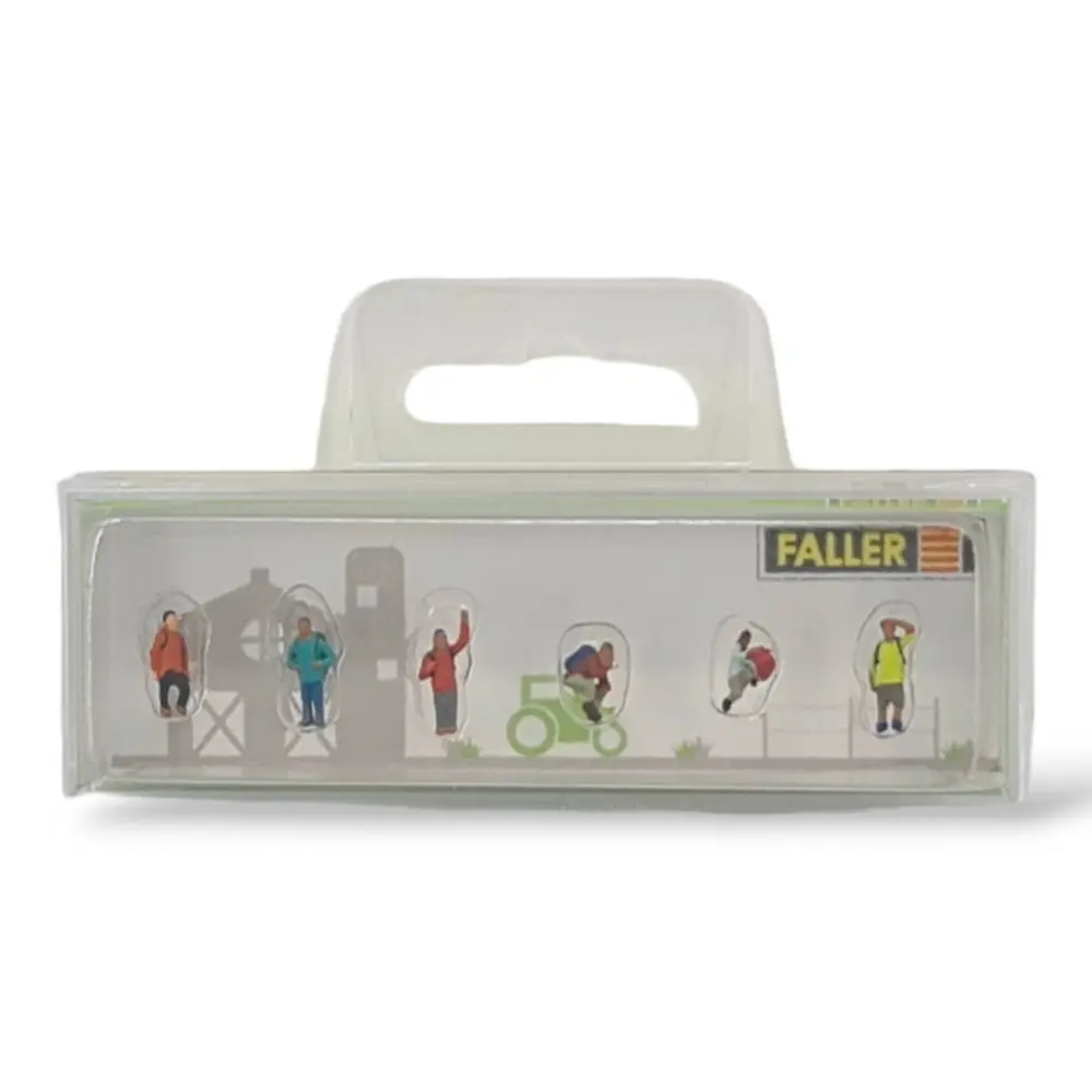 Set de 6 randonneurs en excursion - FALLER 155611 - N 1/160 - 3