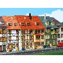Lot de 2 Maisons en Relief - Faller 130431 - HO 1/87 - 3
