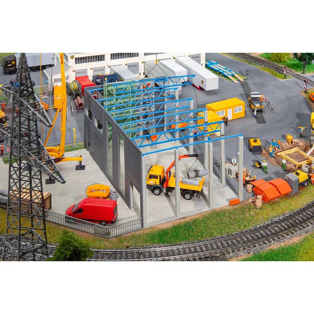Zone industriel en construction - Faller 130892 - HO : 1/87 - EP VI - 3