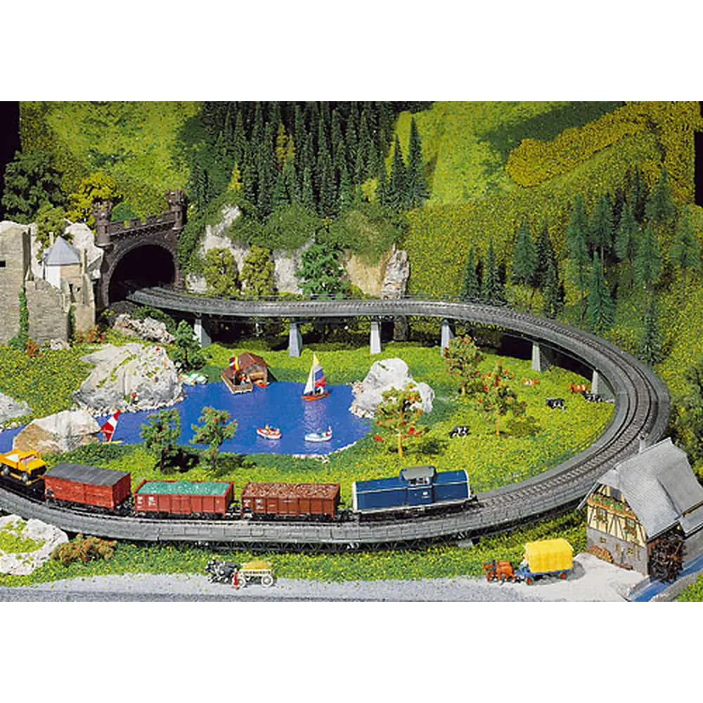 Rampe Composée FALLER 120471 188 x 71 mm - R :  473.5 mm - HO 1 : 87 - 3