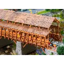 Pont routier en bois Faller 120527 - HO : 1/87 - 385 x 80 x 120 mm - 3