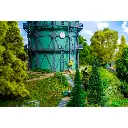 Gazomètre avec tuyauterie - Faller 130157 - HO 1/87 - EP II - 160 x 160 x 180 mm - 6