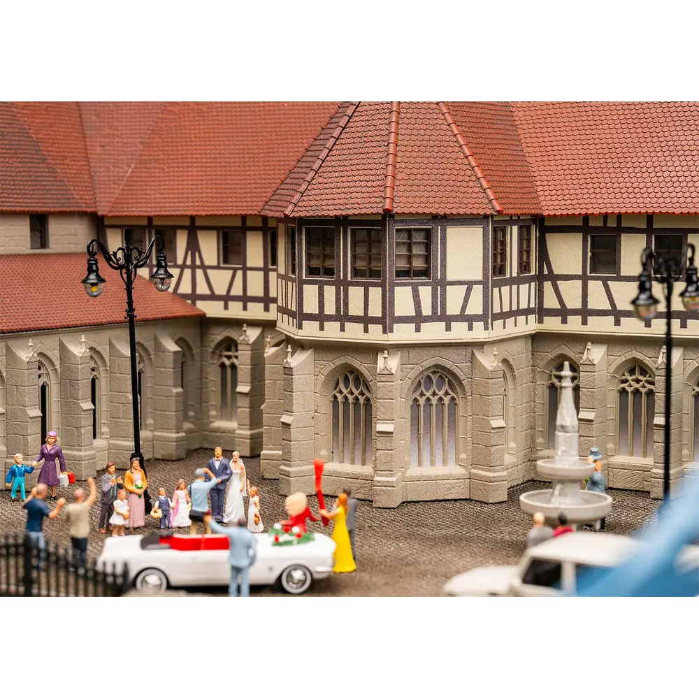 Vieille abbaye avec cloître - Faller 130827 - HO 1/87 - 5