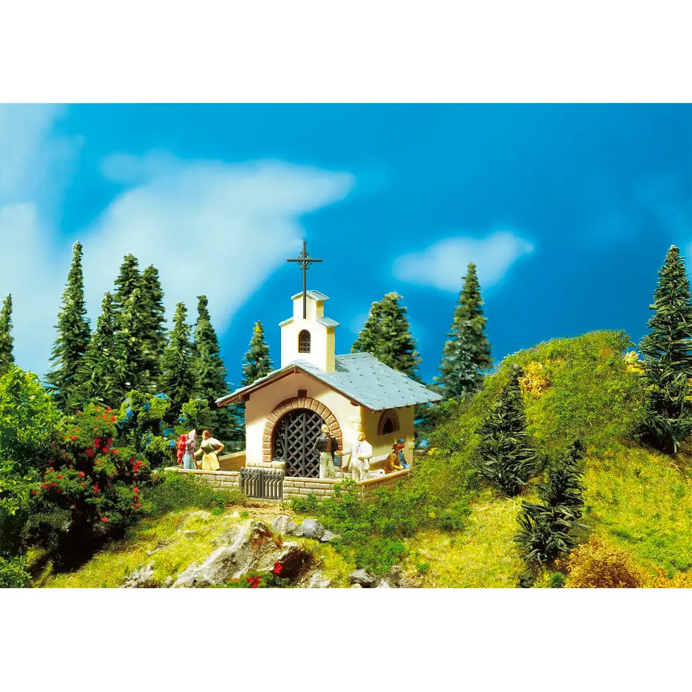 Maquette Chapelle de montagne Faller 130243 - HO 1/87 - Ep II - 3