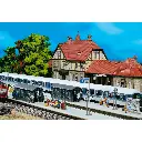 Rallonge de Quai - FALLER 120203 - HO 1/87 - EP I - 418 x 48 x 67 mm - Facile à monter - 2