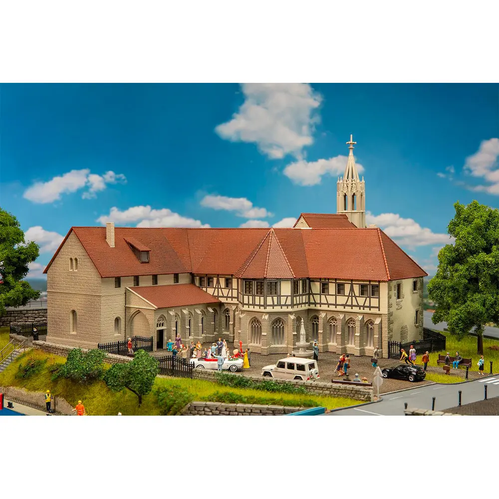 Vieille abbaye avec cloître - Faller 130827 - HO 1/87 - 3