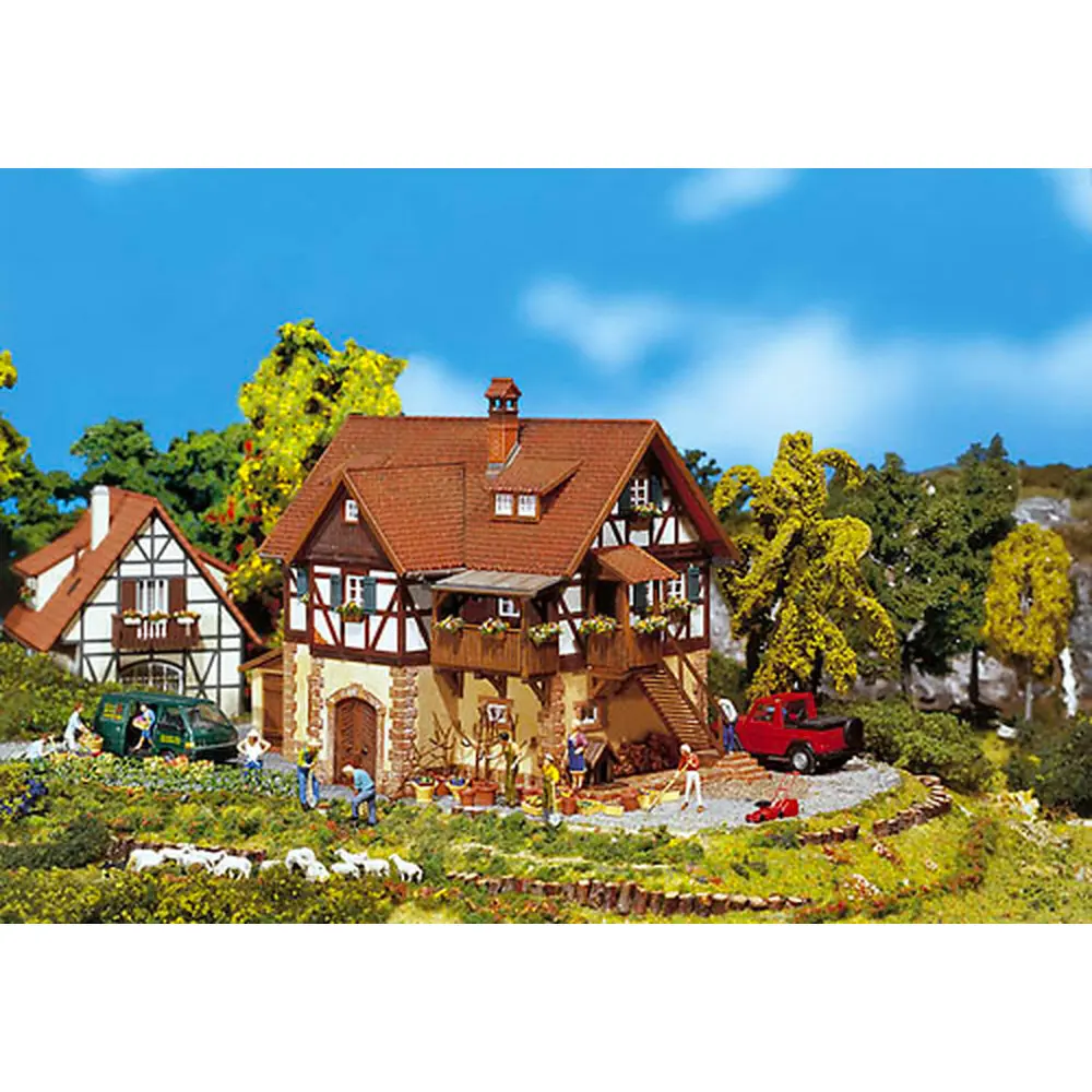 Maison à pans de bois HO 1/87 - 3