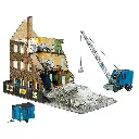 Maison en démolition avec excavateur - Faller 130466 - HO 1/87 - EP II - 2
