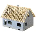 Maison en construction - Faller 130303 - HO 1/87 - EP III - 2