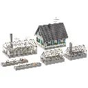 Exploitation Horticole + Jardinière - Faller 130253 - HO 1/87 - EP. II  - 2