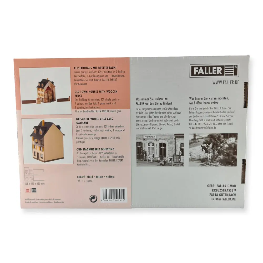 Maison de ville en réparation & accessoires - Faller 130692 - HO 1/87 EP III - 4