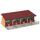 Écurie avec 4 chevaux - Faller 130597 - HO 1/87 - 2