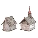 Chapelle de ferme et fournil - FALLER 130571 - HO 1/87 - EP I - 2