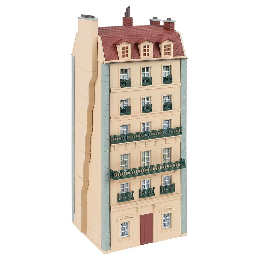 Maison de ville, 6 étages - Faller 130712 - HO 1/87 - EP III - 105 x 111 x 268 mm - 2