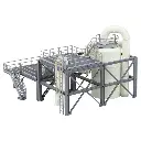 Bâtiment industriel avec conduits - Faller 130179 - HO : 1/87 - EP IV - 2