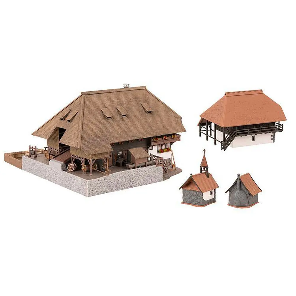 Set de bâtiments Forêt Noire "Vogtsbauernhof " - Faller 130677 - HO 1/87 - EP I - 2